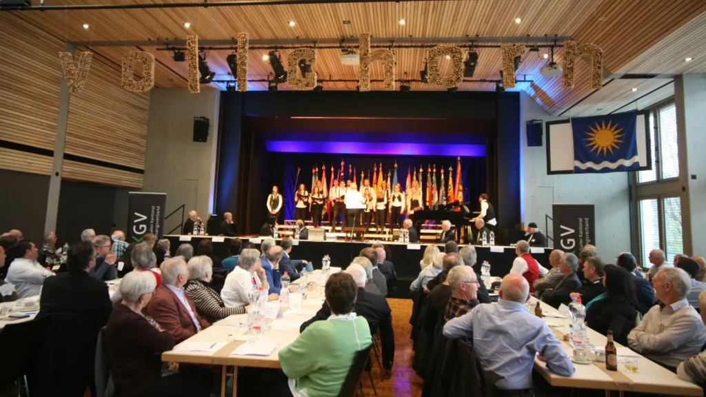 Vollchorn Auftritt an der Delegiertenversammlung 2023 in Gommiswald - SGKGV